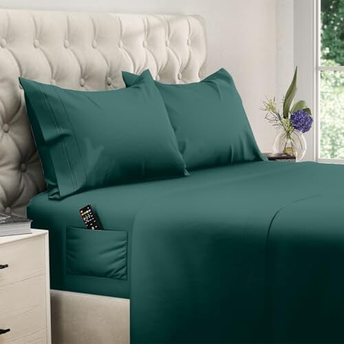 King Sheets Set 6-Piece Extra Deep Pocket Microfibre