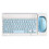 Teclado Bluetooth para celulares e tablets, conjunto de teclado e mouse sem fio magnético com controle mágico. 1