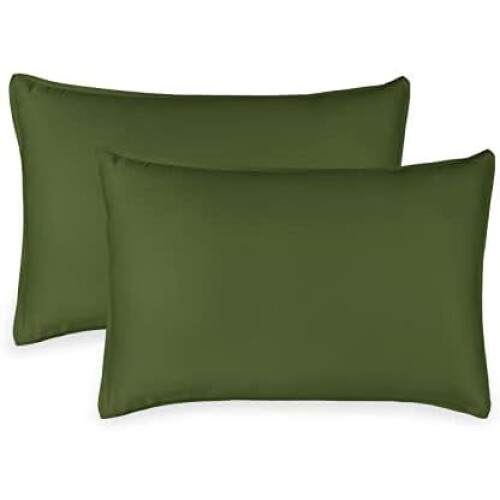 Organic Bamboo Viscose Queen Pillowcases 2 Pack