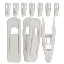 Black Velvet Hanger Clips for Pants – 10 Pack