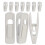 Black Velvet Hanger Clips for Pants – 10 Pack 1