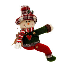 Elf Christmas Tree Topper Decor, 30cm, Red Green White