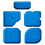 Silicone Smoothing Tool Kit Blue 5-Pc 1