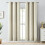 Cotton Blend Blackout Curtain Panel 42x63 in with Silver 1
