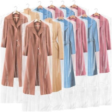 120 sacs de nettoyage à sec transparents de 72 pouces pour vêtements, costumes, robes de mariée – Compatibles avec les cintres standard