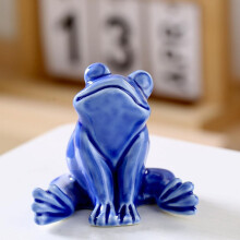 Ceramic Frog Toilet Bolt Covers, Set of 2 Tall Decorative Caps – Cute Frog Screw Covers for Bottom of Toilet, Easy Install
