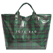 PVC Tote Bag for Women – Leopard Print, Large, 13.2"