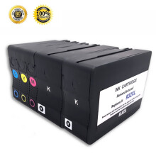 Lot de 5 cartouches d'encre Premium 932XL/933XL compatibles avec les imprimantes OfficeJet 7610, 7110 et 7612