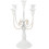 White Iron 5-Arm Candelabrum Candle Holder 1