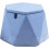 Concrete Ashtray with Lid – Hexagonal, Stainless Steel 1