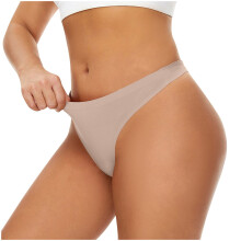 Thongs do Mhná, Fo-éadaí Síoda do Mhná Dath Soildí Gan Uaim Gan Taispeántas Fo-éadaí Thong Síneach Béas XL