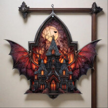 Bat Acrylic Hanging Ornament for Windows