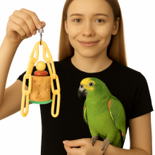 Polly Cactus- Wiszący Kaktus - Naturalny Minerał Dla Papug L