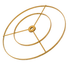 Golden Iron Lampshade Frame for Ceiling Lights, 1 Set