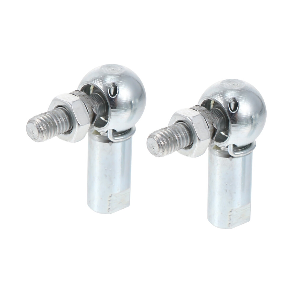 2 Pcs Ball Joint Bearing Sterling Chain Bearings Wheel Joints Silver 9027700959248