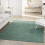 Contemporary Blue Green Area Rug 4' x 6' 1
