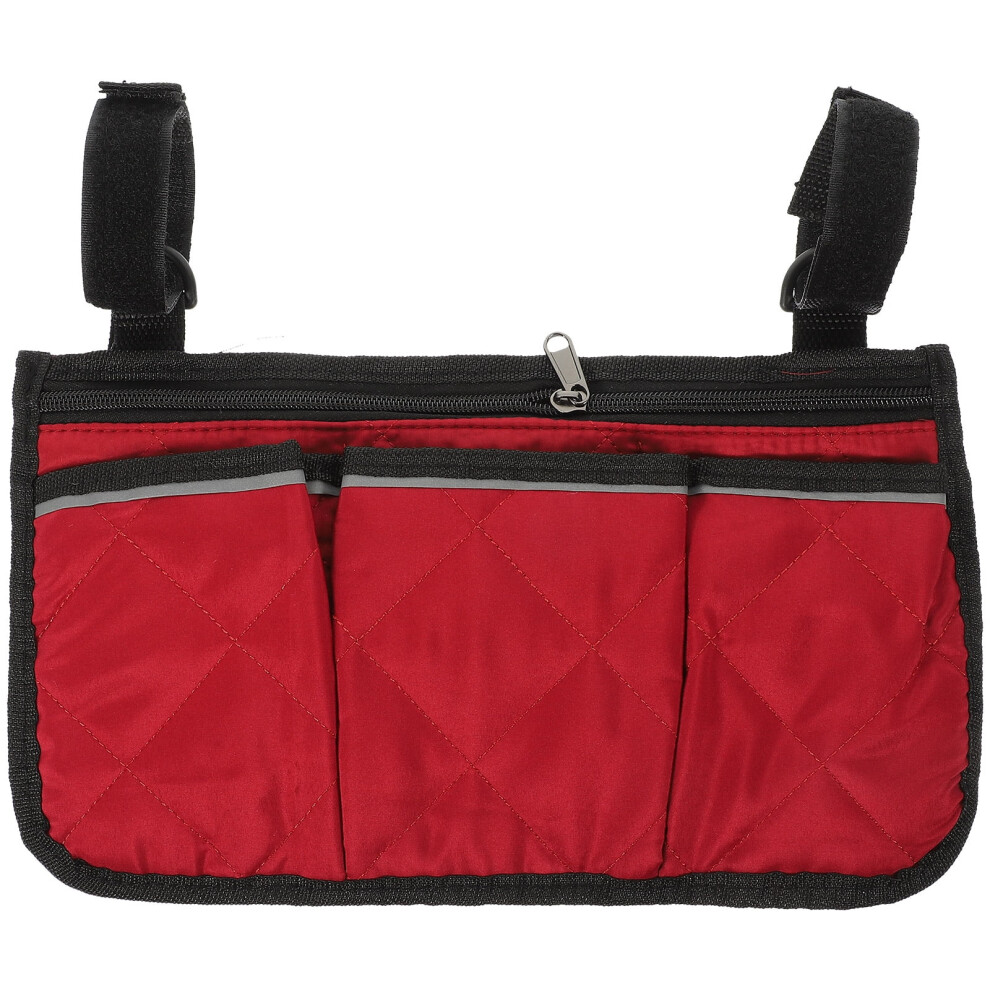 Wheelchair Storage Bag Pram Walker Pouch Crutch Accessories Tote Side Pocket Travel