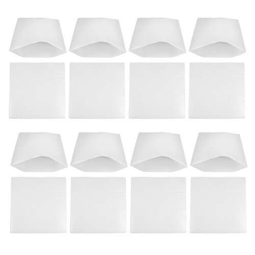 50Pièces Poches De Protection Blanches En Epe Pour De Verre 2