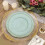 10Jade Round9" Πλαστικά πιάτα μιας χρήσης με χρυσή διακόσμηση, διακοσμητικά 3