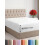 Drap-housse blanc King à poches profondes 45–60 cm 1