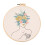 Stick-Starterset mit vorgedrucktem Blumenmuster 1