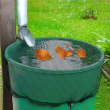 3PCS Rainwater Collector Mesh Net Cover, 16x3", Compatible with Rain Barrels, Mosquito & Leaf Prevention, Durable Polyester