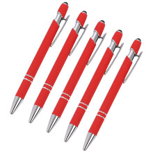 10 st. kulspetspennor med fin spets och pekpennor, 1,0 mm svart bläck, kompatibla med de flesta enheter