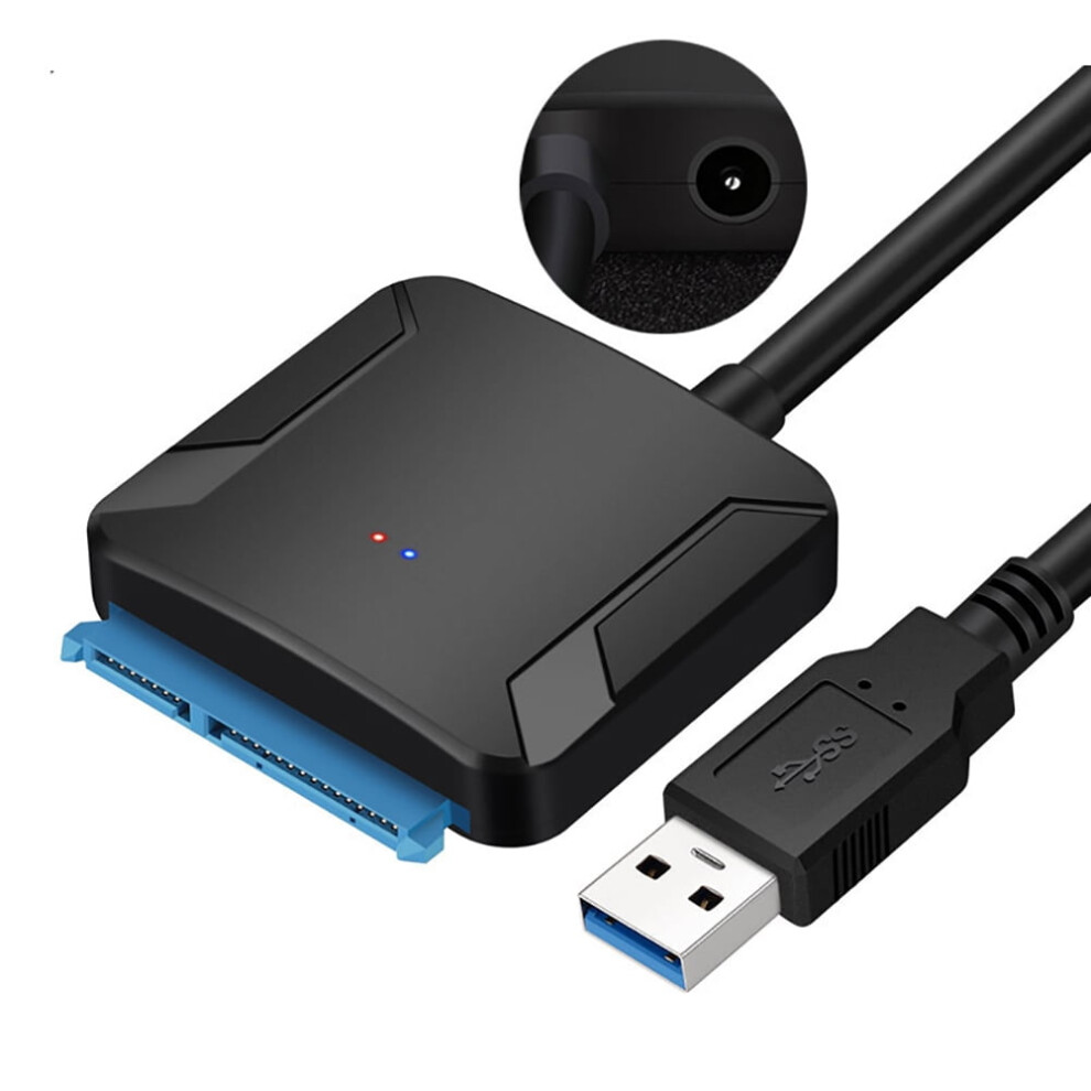 Sata To Usb 3.0 2.5/3.5 Hdd Ssd Hard Drive Disk Converter Cable Line Adapter 9399596047195