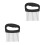 2Pièces Support Trancheur Citron Oignon Acier Noir Résistant 7