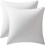 Capas de almofada de veludo branco, 45x45cm (pacote com 2) 1