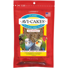 Lafeber Original Avicakes For Cockatiels - Zbilansowany Pokarm: Ziarno Z Granulatem W Kształcie Ciasteczka Dla Nimf I Innych Papug 230G