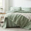 Sage Green Seersucker Comforter Set 7-Piece 2