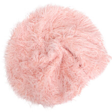 1 paquet de jupe de sapin décorative en tissu non tissé rose, motif festif rond pour les propriétaires