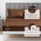 Brown Twin Comforter Set with Sheets and Pillowcase 3