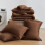 7-Pc Brown Full Comforter Set: 1 Comforter, 1 Flat Sheet, 1 Fitted Sheet, 2 Pillowcases, 2 Shams 6