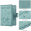 Étui portefeuille compact bleu clair pour passeport 6
