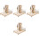 4Sets Mini Wood Bench Drill Press DIY Kit Light Yellow for Precision 5
