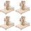 4Sets Mini Wood Bench Drill Press DIY Kit Light Yellow for Precision 7