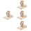 4Sets Mini Wood Bench Drill Press DIY Kit Light Yellow for Precision 8