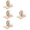 4Sets Mini Wood Bench Drill Press DIY Kit Light Yellow for Precision 9