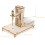 4Sets Mini Wood Bench Drill Press DIY Kit Light Yellow for Precision 11