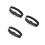 3Pièces Ceintures Studs Punk En Cuir PU Noir À Crâne Ajustable 9