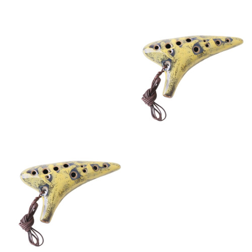 2St Draagbare 12 Ocarina , Comfortabel Ontwerp, Multi Kleur 2