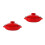 2Pcs Red Ceramic Soup Pot Casserole with Lid for Home Use 4