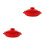 2Pcs Red Ceramic Soup Pot Casserole with Lid for Home Use 5