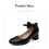 1Paire Chaussures Talons Moyens Nœud Mode 11