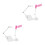 2Ensembles Supports Figurines Plastique Coloré Base Stable Pour Maison 10