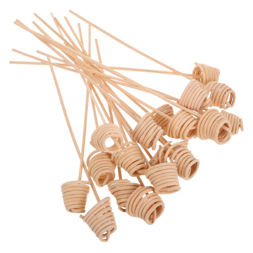 40Pcs Decorative Wavy Rattan Diffuser Refill Sticks for Home Fragrance 1