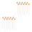 40Pcs Decorative Wavy Rattan Diffuser Refill Sticks for Home Fragrance 6