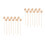 40Pcs Decorative Wavy Rattan Diffuser Refill Sticks for Home Fragrance 7